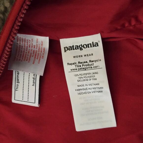 Patagonia RETRO X SHERPA Vest Unisex BROWN ORANGE Fall Winter Toddler Size 2T - Picture 5 of 5